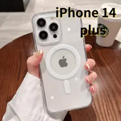 【SHOPS】iPhone14 plus スマホケース ワイアレス充電 軽量 透明 おしゃれ シンプル E040