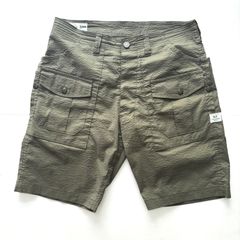 sassafras ササフラス Botanical Scout Pants 1/2 Cool Max Sucker サッカー クールマックス オリーブ　ハーフパンツ S