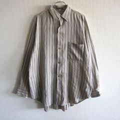 24SS】 ARTS&SCIENCE 【コットン リネン バンドカラー シャツ】3