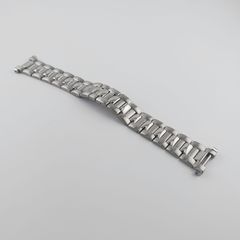 腕時計 修理交換用 社外品 ブレスレット シルバー 24mm 【対応