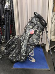 新品未使用品】OOWLS 14分割 グレーカモ スタンドキャディバッグ