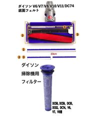 互換品 ダイソン モーターヘッド床面フェルト互換品ダイソン掃除機用