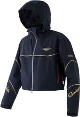 特価処分！定価49,500円の40％OFF！！がまかつ　G-TEX　ゴアテックス インフィニアムショートレインギア　GM3686　ブラック 鮎 渓流レインジャケット
