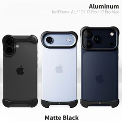 国内正規品 Arc アーク iPhone Air/17/17Pro/17ProMax Arc Pulse アルミ・マットブラック アルミバンパー アルミニウム合金7075 バンパー ケース AC28020i17A AC28147i17PR AC28148i17
