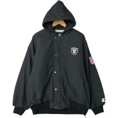 STARTER　NFL RAIDERS　ナイロンプルオーバージャケットレイダース fa94f4eddbd9242f4fd8b9908f28f7