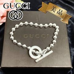 極美品✨️✨ GUCCI ボールチェーン ブレスレット スターリング