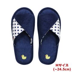 銭湯スリッパ ～ 昔ながらのお風呂のお供をスリッパにしちゃいました ～ （NAVY）