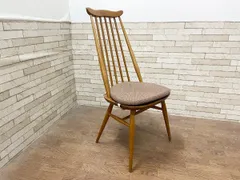 ●アーコール ERCOL ゴールドスミスチェア ダイニングチェア 椅子 エルム 英国アンティーク ヴィンテージ メンテナンス済み (畑1114)