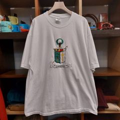 90年代 00年代 ギルダン LAWRENCE 半袖 刺繍Tシャツ 白T XL 大きいサイズ アメカジ USA古着 06C1807
