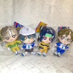 新テニスの王子様　Chibiぬいぐるみ「白石蔵ノ介 ・越前リョーマ・幸村精市・手塚国光」4種セット
