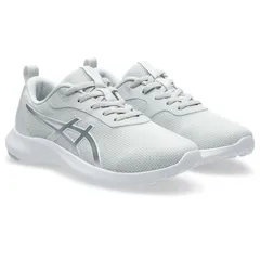 子供用 小学生 通学 ゴム紐タイプ アシックス キッズ レーザービーム MN-S 1154A197 ライトグレー/シルバー ASICS KIDS LAZERBEAM MN-S LIGHT GREY/SILVER