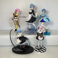 【Re:ゼロ】Re:ゼロから始める異世界生活 ラムレム メイド 5体セット！のサムネイル