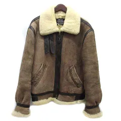 Schott 44 B-3 フライトジャケット シープスキン ブラウン Schott 44 B-3 フライトジャケット シープスキン ブラウン