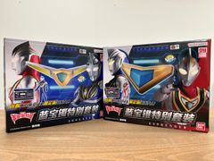 中国バンダイ限定   ウルトラマンガイア　エスプレンダースペシャルセット & ウルトラマンアグル  アグレイタースペシャルセット