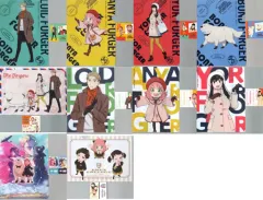 【中古】クリアファイル 全10種セット A4クリアファイル・ステッカーセット 「一番くじ 劇場版 SPY×FAMILY CODE：White」 H賞