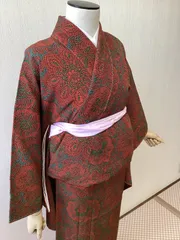 購入者ページ◆厳選◆未使用同然◆手絞りのお洒落な上質な小紋◆裄68丈159 購入者ページ◇厳選◇未使用同然◇手絞りのお洒落な上質