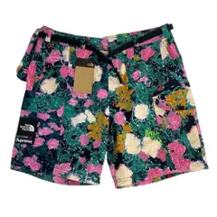 Supreme シュプリーム 22SS NB022071 × The North Face Trekking Packable Belted Short Flowers ノースフェイス トレッキング パッカブル ベルテッド ショーツ L【中古】