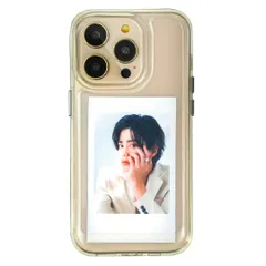 【オーロラシート付き】 竹下工房 スマホケース iPhone の透明感》 可愛い 韓国 シンプル クリアケース CC-200 (iPhone14proMax) [iPhone14proMax]