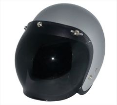 新品！ ZK-380スモールジェット【メタリックシルバー】+ダークスモークバブル（劣化防止UVカット＆キズに強いハードコート加工済）SG公認 PSC認可 全排気量対応 盗難防止金属ホルダー 社外シールド装着可能！フリーサイズ(57～60㎝) 