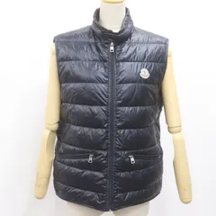 MONCLER ブラック キルティングベスト 2025年最新】MONCLER ダウンベスト・キルティングベストの人気