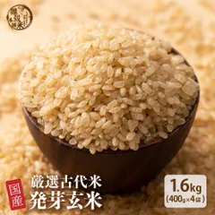 【雑穀米本舗】雑穀 雑穀米 国産 発芽玄米 1.6kg(400g×4袋) 栄養豊富 食物繊維 たっぷり ヘルシー もちもち食感 健康習慣 腸活 毎日の食事 主食サポート 家庭用 ストック お得 ※のサムネイル