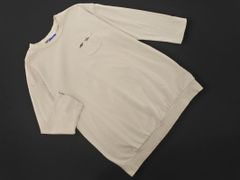 BLUE LABEL CRESTBRIDGE ブルーレーベル クレストブリッジ スウェット プルオーバー カットソー size38/ベージュ ■◇ レディース