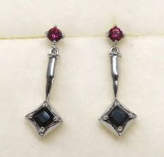 [Used] Silverware, Rings, Accessories: Shuichi Akai Model Earrings (2020 Collaboration) "Detective Conan x SAMANTHA SILVA"