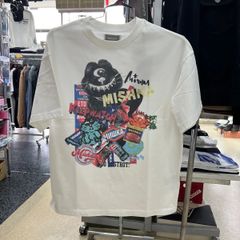 MISHKA ミシカ⚫︎半袖　Tシャツ　ネコ　ホワイト　M L