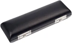 heizi フルート ケース 楽器 フルートハードケース 収納 黒 革 レザータイプ ピッコロ 16ホール 16穴 のサムネイル