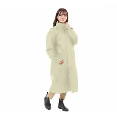 防水サイクルレインコート M ベージュ 04000466