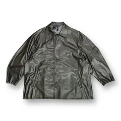 定価52800円 N.HOOLYWOOD レザー ステンカラーコート ジャケット エヌハリウッド 2212-C003-009  ブラック 40  59470Aのサムネイル