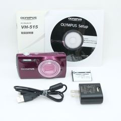 OLYMPUS オリンパス STYLUS VH-515 ワインレッド コンデジ #4645