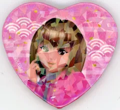 【中古】バッジ・ピンズ ラブ(ピンク) 「オシャレ魔女 ラブ and ベリー in 花やしきステージ ハート型ホロ缶バッジ」