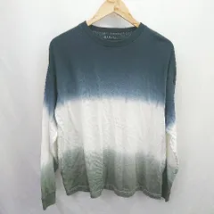 ◇ ⊇ GLR グレイル シンプル系 長袖 クルーネック長袖 サイズＭ グラデーションカラー系 メンズ E  【1507250011347】