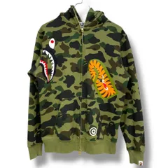 A BATHING APE TIGER FULL ZIP HOODIE Mサイズ マルチカラー