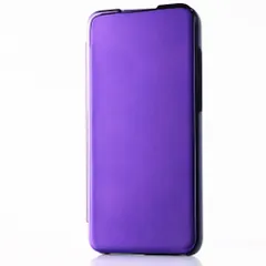 P30 Lite ケース 手帳  ミラー光沢 ハイブリット 手帳 ケース 【Color】 パープルのサムネイル