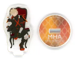 【中古】アクリルスタンド・アクリルパネル 爆豪勝己 「僕のヒーローアカデミア ヒーロープラザ トレーディングミニアクリルスタンド～座れ!イス!アイコンイラストver～」