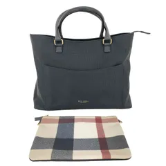 ブルーレーベルクレストブリッジ BLUE LABEL CRESTBRIDGE チェックポーチ付属 トートバッグ レディース 表記無 