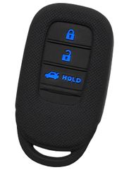 数量限定 【IKT】ホンダ車用 スマートキー用シリコンカバー 3ボタン / ヴェゼル （2022～） VEZEL/ZR-V （2023～） / など 専用設計でピッタリサイズ 傷防止 さらさらシリコン HONDA車用（HS-021BKBL）