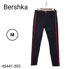 Bershka ベルシュカ スキニーパンツ ローライズ サイドライン M相当