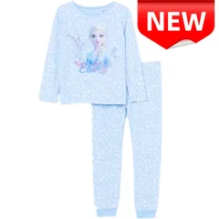 ⭐新品⭐アナと雪の女王 エルサ パジャマ 長袖 上下セット キッズ 子供用 女の子 ルームウェア 部屋着 寝間着 春秋冬 暖かい 可愛い クリスマス 誕生日 プレゼント ギフト 贈り物 綿 コットン ロングパンツ 100cm 110cm 120cm 130cm