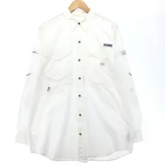 古着 コロンビア Columbia PFG ボタンダウン 長袖 フィッシングシャツ メンズM/eaa422688