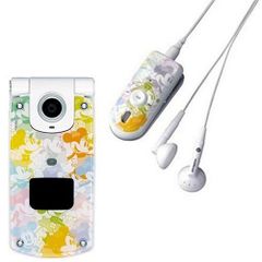 mobilecast (カスタムジャケット セット商品) ステレオ・インイヤフォン ( FOMA P902i専用) ミニー MPX3000RPDJ-MN