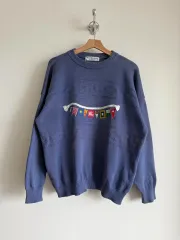 「英国製」バーバーリー メンズ 刺繍セーター サイズ40 England 英国製」バーバーリー メンズ 刺繍セーター サイズ40 England