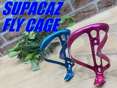 テルスポ イチ推し!! 極上品!! SUPACAZ FLY blue/pink 18g スパカズ フライ ケージ アルミボトルケージ 2個セット ブルー/ピンク ロード ミニベロ クロス ピスト MTB 同梱発送承り中!! M-1316
