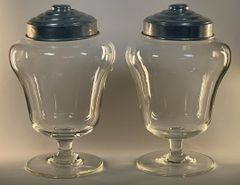 当時物・レトロ・地球瓶・ガラス瓶・アルミ蓋・菓子瓶 2個セット