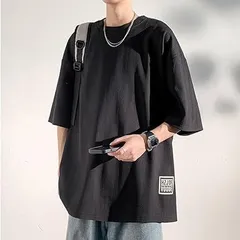 tシャツ メンズ 夏服 半袖 tシャツ メンズ 五分袖 大きいサイズ カジュアルゆったり おしゃれ ビッグシルエット 無地 快適 夏 メンズ Tシャツ kongcheng01