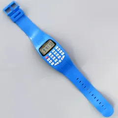 【中古】懐中時計･腕時計 BLUE 「電卓ウォッチ スマート」