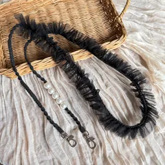 マクラメレースストラップ