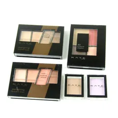 カネボウ ケイト ザアイカラー等 5点セット まとめて 若干使用 大量 チップ無 アイシャドウ コスメ レディース KANEBO 【中古】